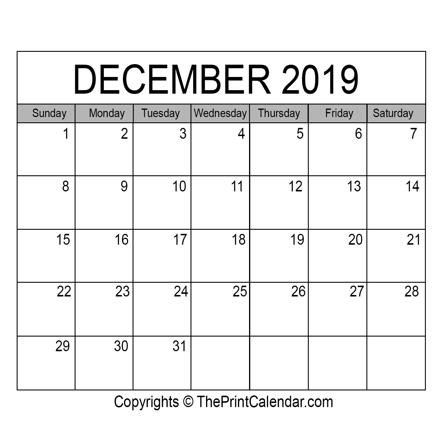 december-2019-printable-calendar-template-pdf-word-excel